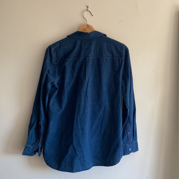 Denim Quarter Button-Up - Picture 2 of 3